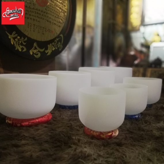 Bộ chuông xoay pha lê Tây Tạng