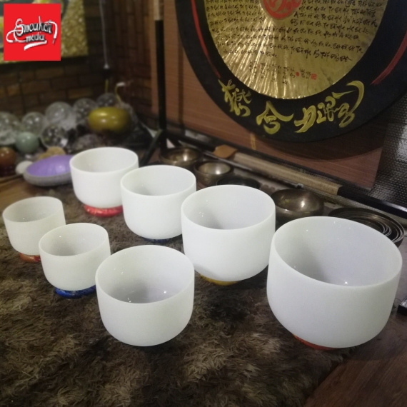 Bộ chuông xoay pha lê Tây Tạng